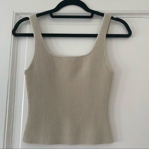 Aritzia Babaton Sculpt Knit Squareneck Tank, small